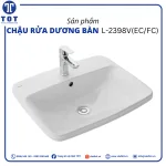 Chậu Rửa Dương Bàn INAX L-2398V(EC/FC)