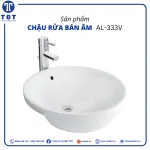 Chậu Rửa Bán Âm Bàn INAX AL-333V