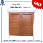 Tủ Lavabo Vân Gỗ LVB4-VGC8