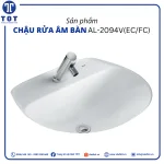 Chậu Rửa Âm Bàn INAX AL-2094V(EC/FC)