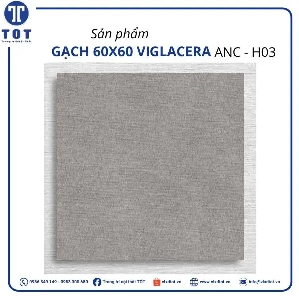 Gạch lát nền Viglacera 60x60 ANC - HO3