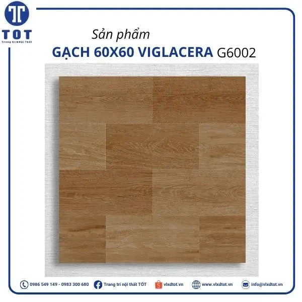 Gạch lát nền Viglacera 60x60 G6002