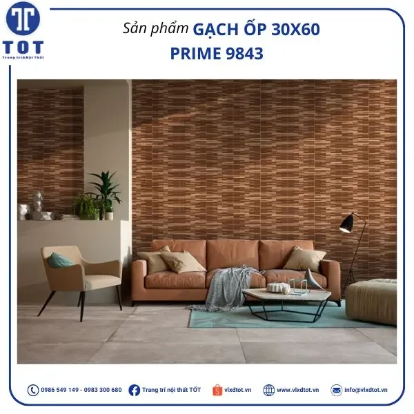 Gạch ốp tường Prime 30x60 9843