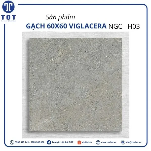 Gạch lát nền Viglacera 60x60 NGC - HO3