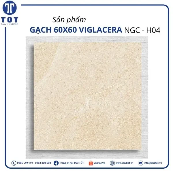 Gạch lát nền Viglacera 60x60 NGC - HO4