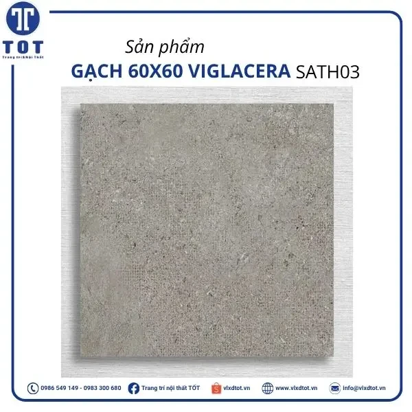 Gạch lát nền Viglacera 60x60 SATH03