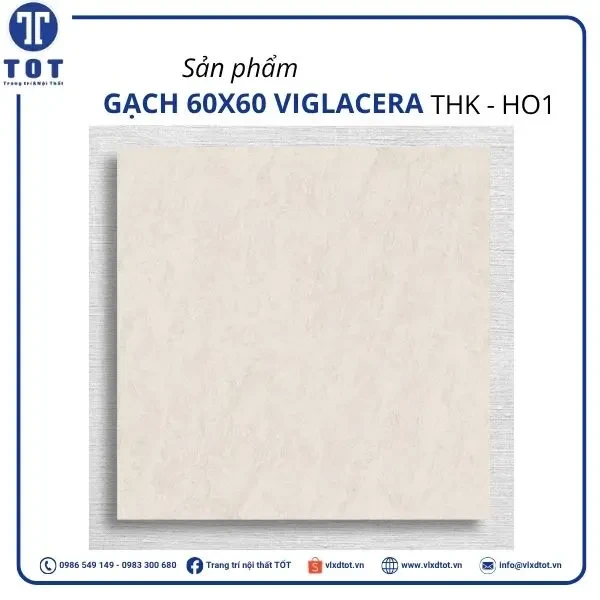 Gạch lát nền Viglacera 60x60 THK - H01