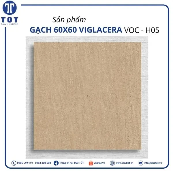 Gạch lát nền Viglacera 60x60 VOC - H05