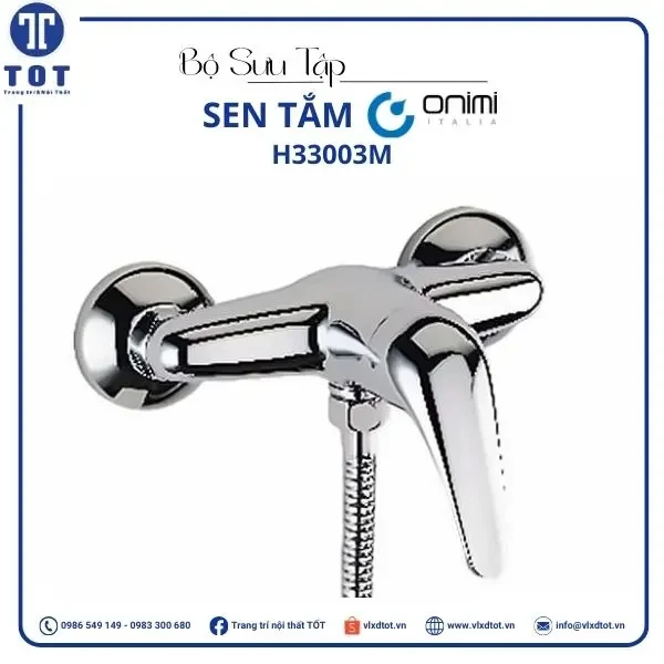 Củ sen tắm nóng lạnh ONIMI H33003M