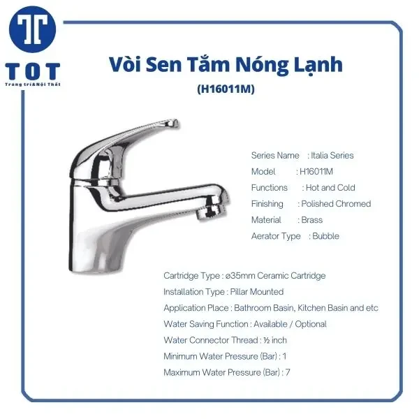Vòi Lavabo nóng lạnh ONIMI H16011M