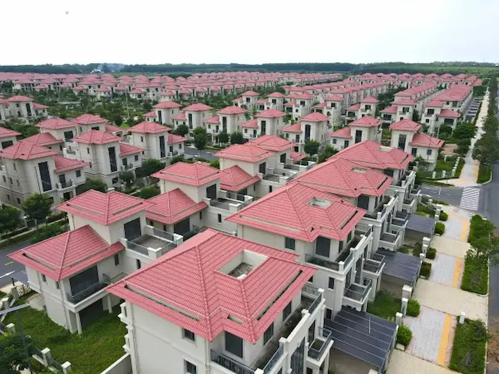 Ngói sóng tròn Secoin đô thị Swan Park