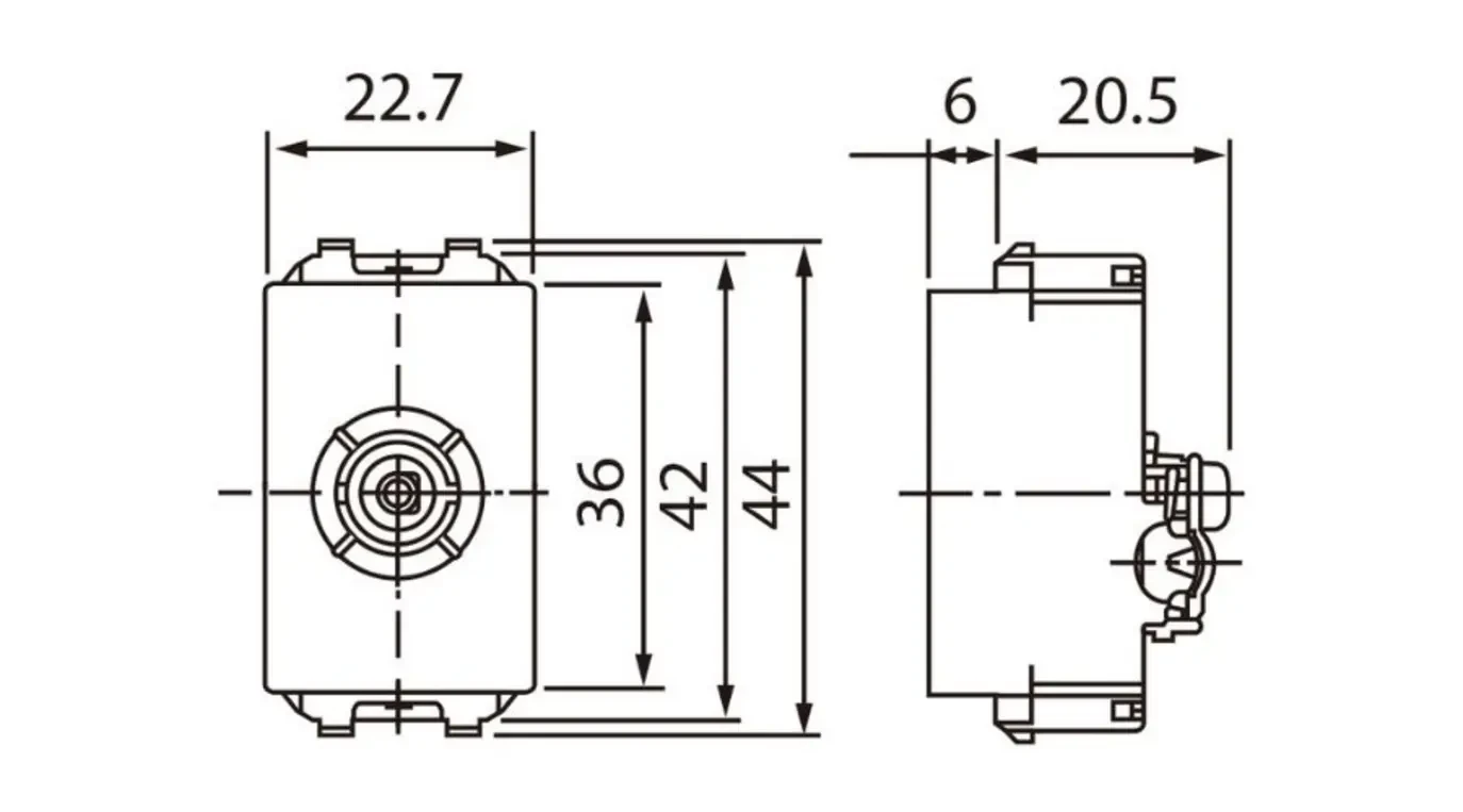 Ổ cắm anten Panasonic WEG2501H