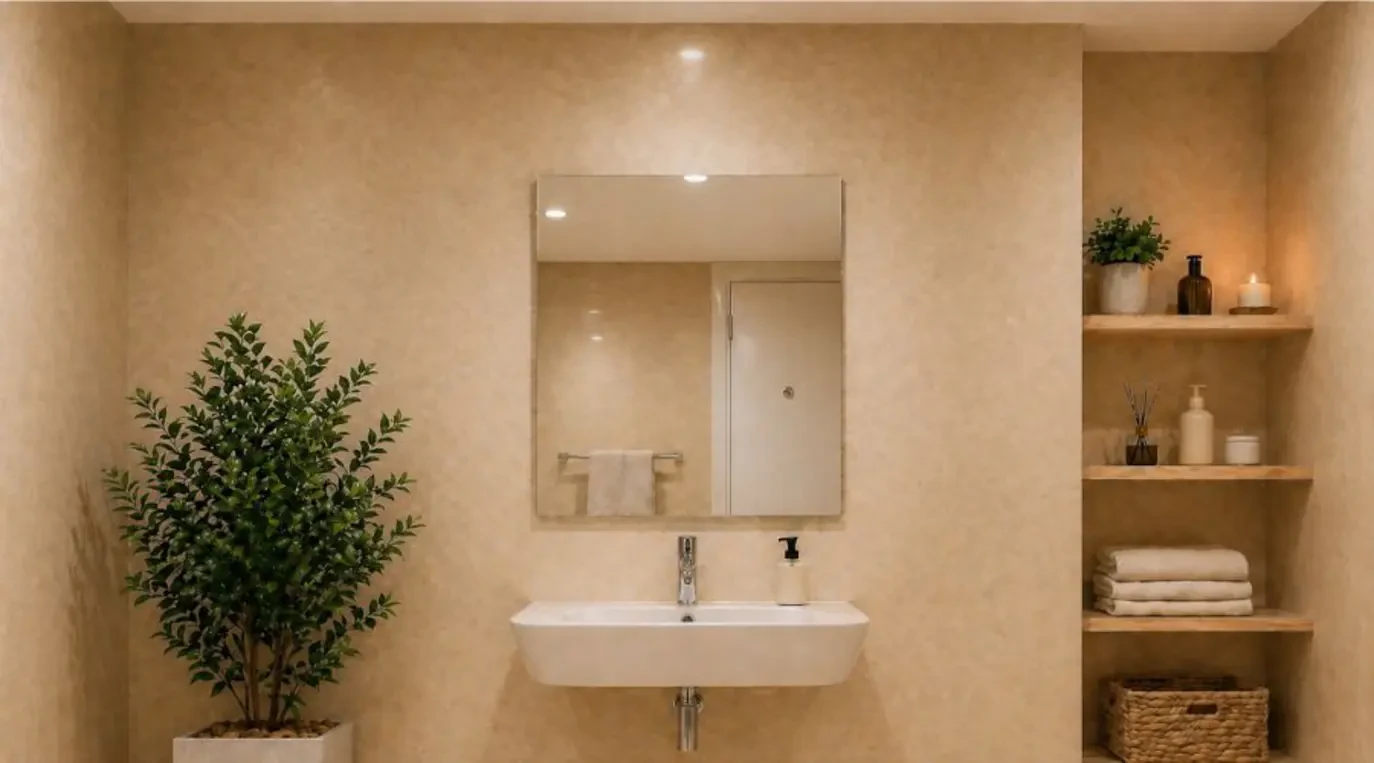 Hình minh họa gương phòng tắm