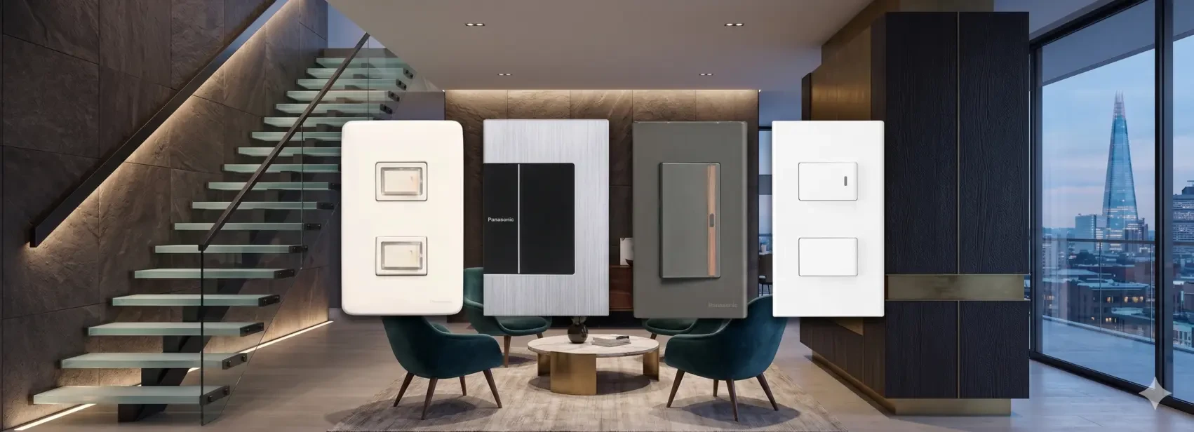 Hình minh họa công tắc nội thất