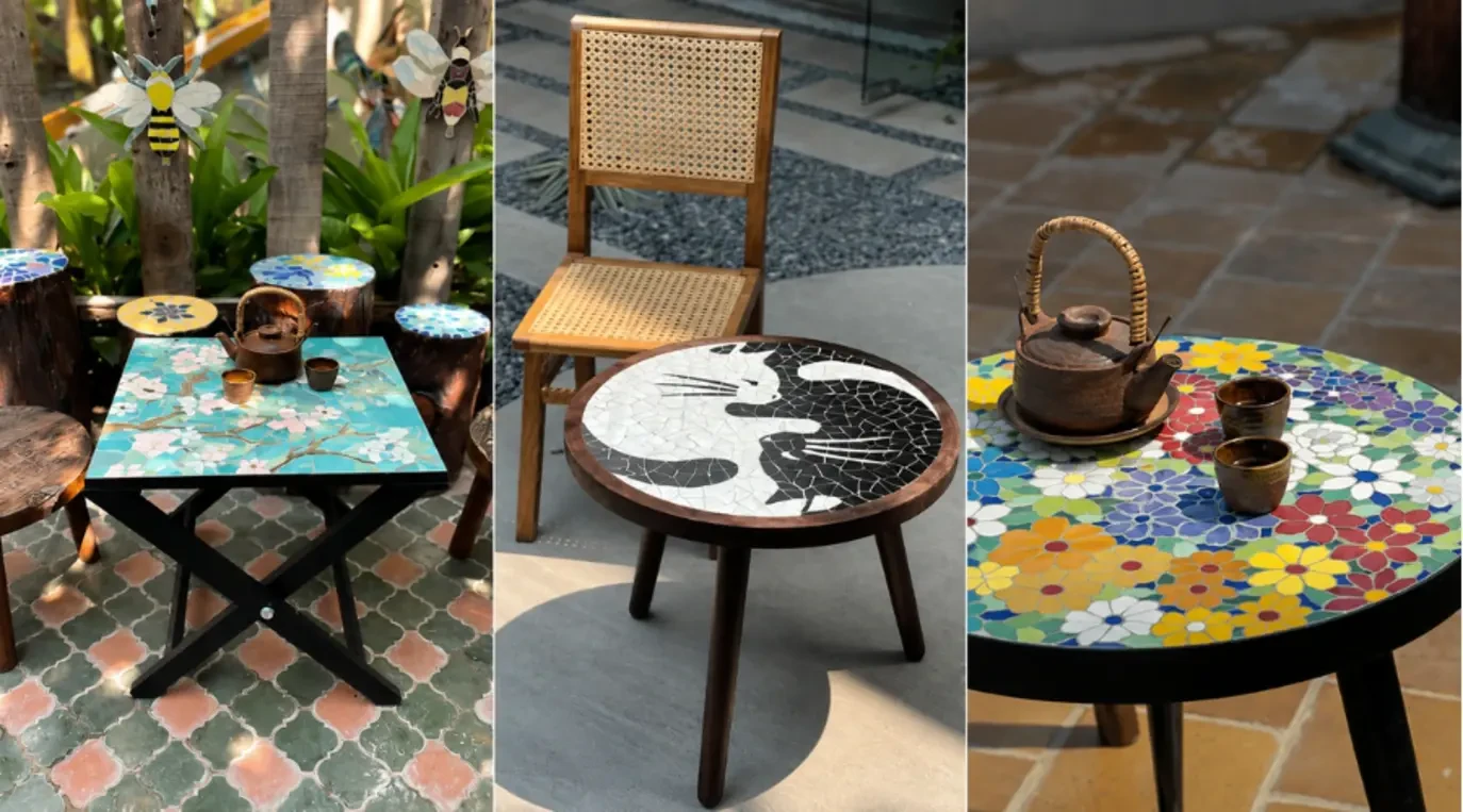 Các sản phẩm gạch bàn Mosaic