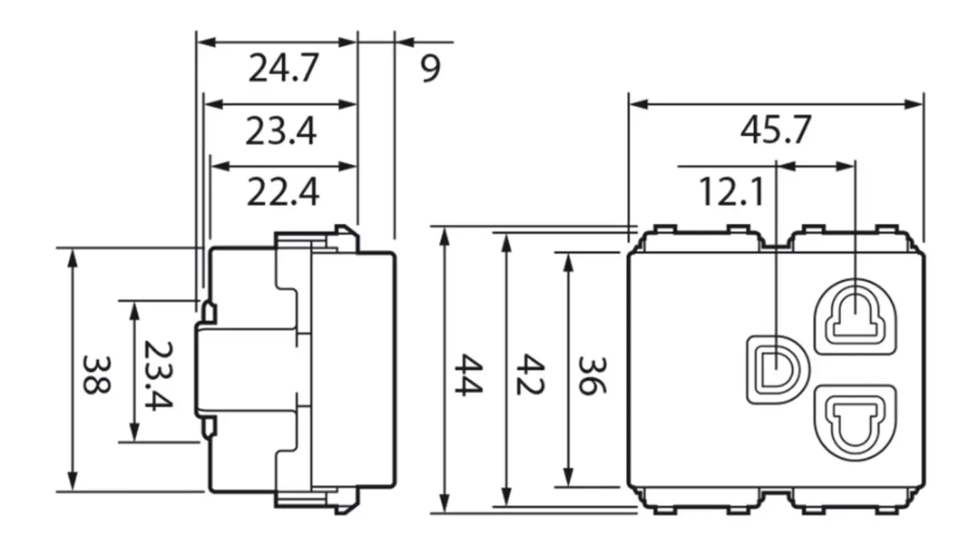 Ổ Cắm Điện PANASONIC WEV1181-7H