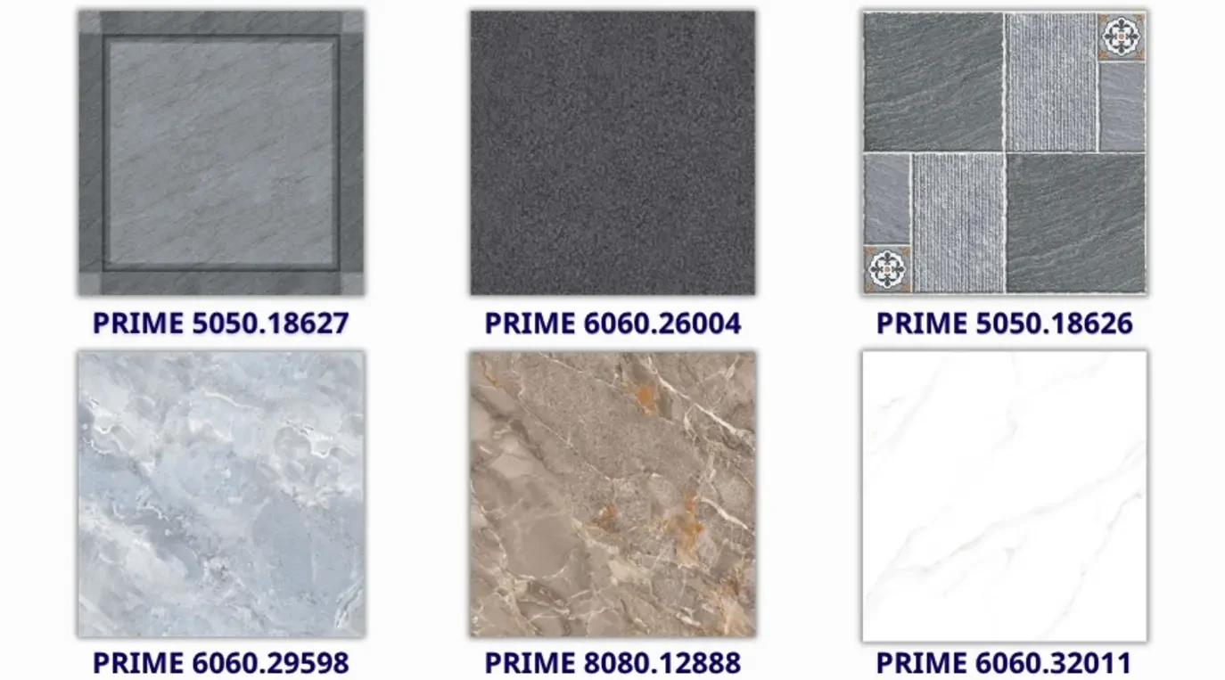 Các mẫu gạch Prime lát nền