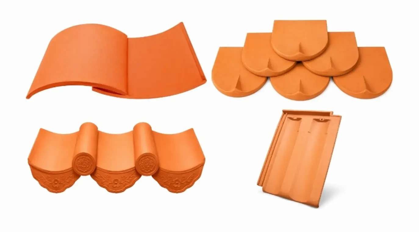 Các mẫu ngói đất nung