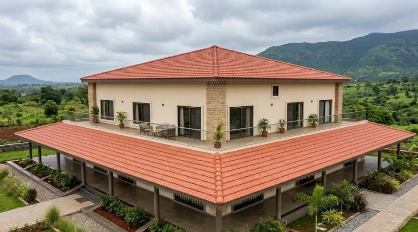 Mái ngói đất nung cho nhà ở