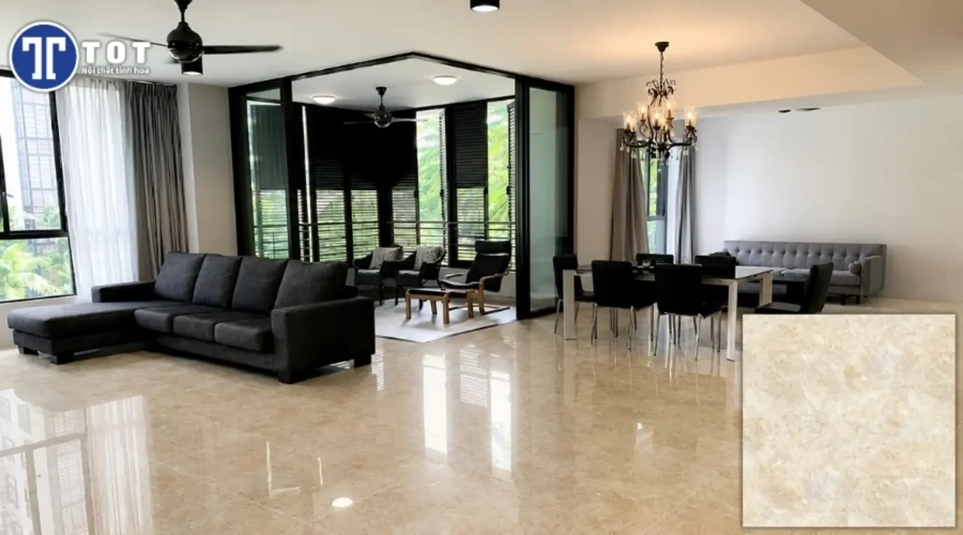 Mẫu gạch Prime phòng khách 6060 29583