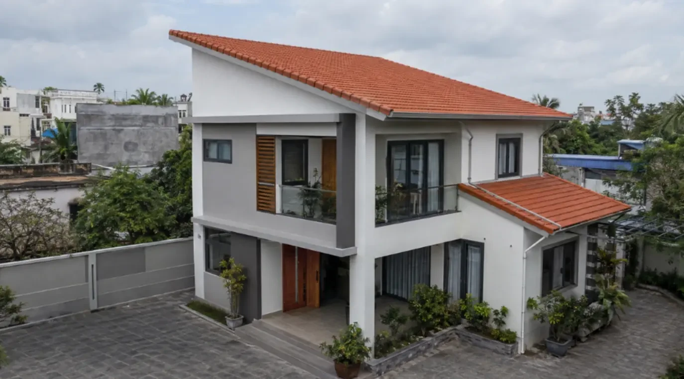 Công trình ngói lợp nhà mái hiện đại