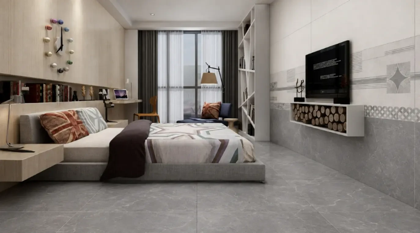 Gạch lát nền và gạch ốp tường Viglacera cho phòng ngủ