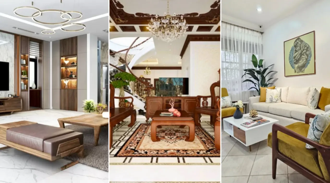Phong cách thiết kế phòng khách