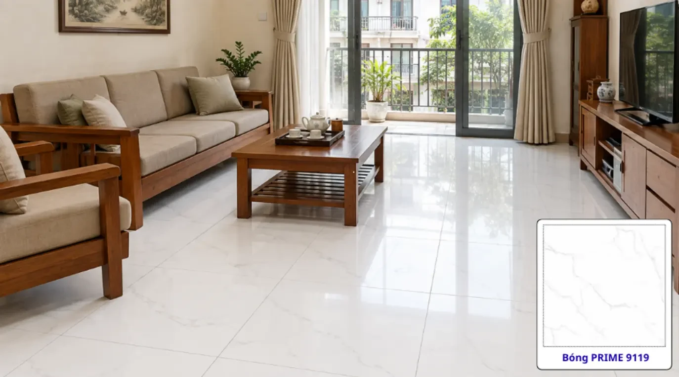 Gạch Lát Nền 60x60 Bóng PRIME 9119