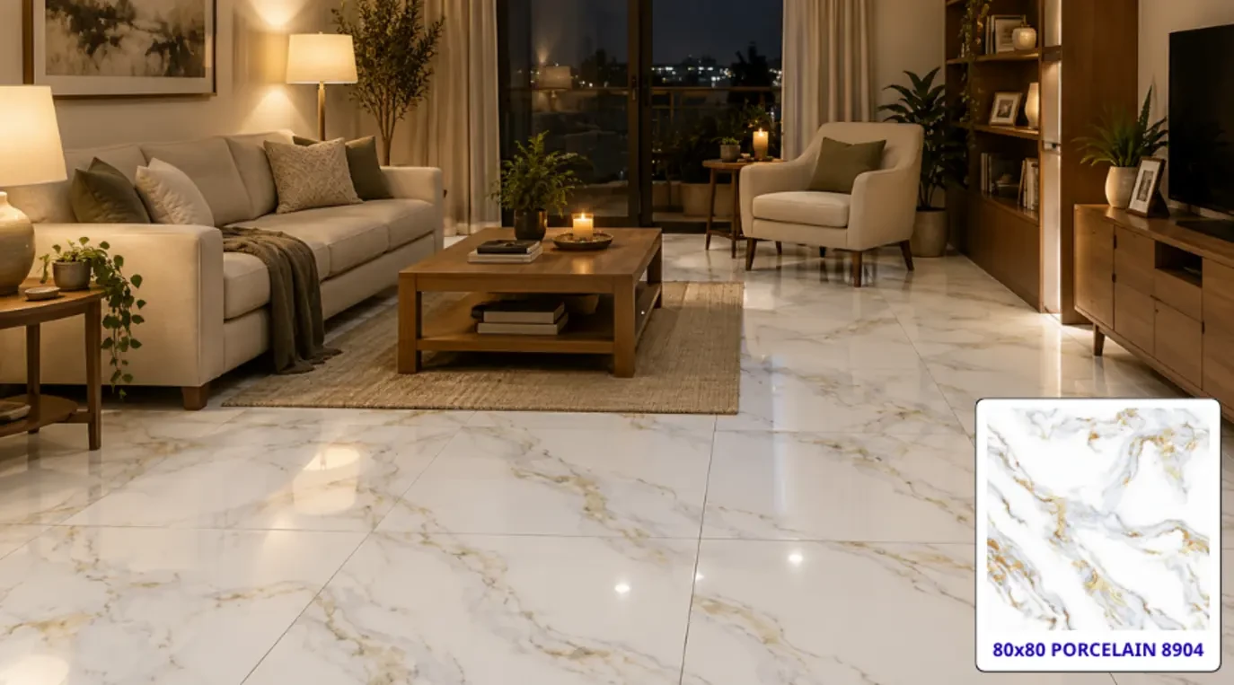 Gạch Lát Nền 80x80 PORCELAIN 8904