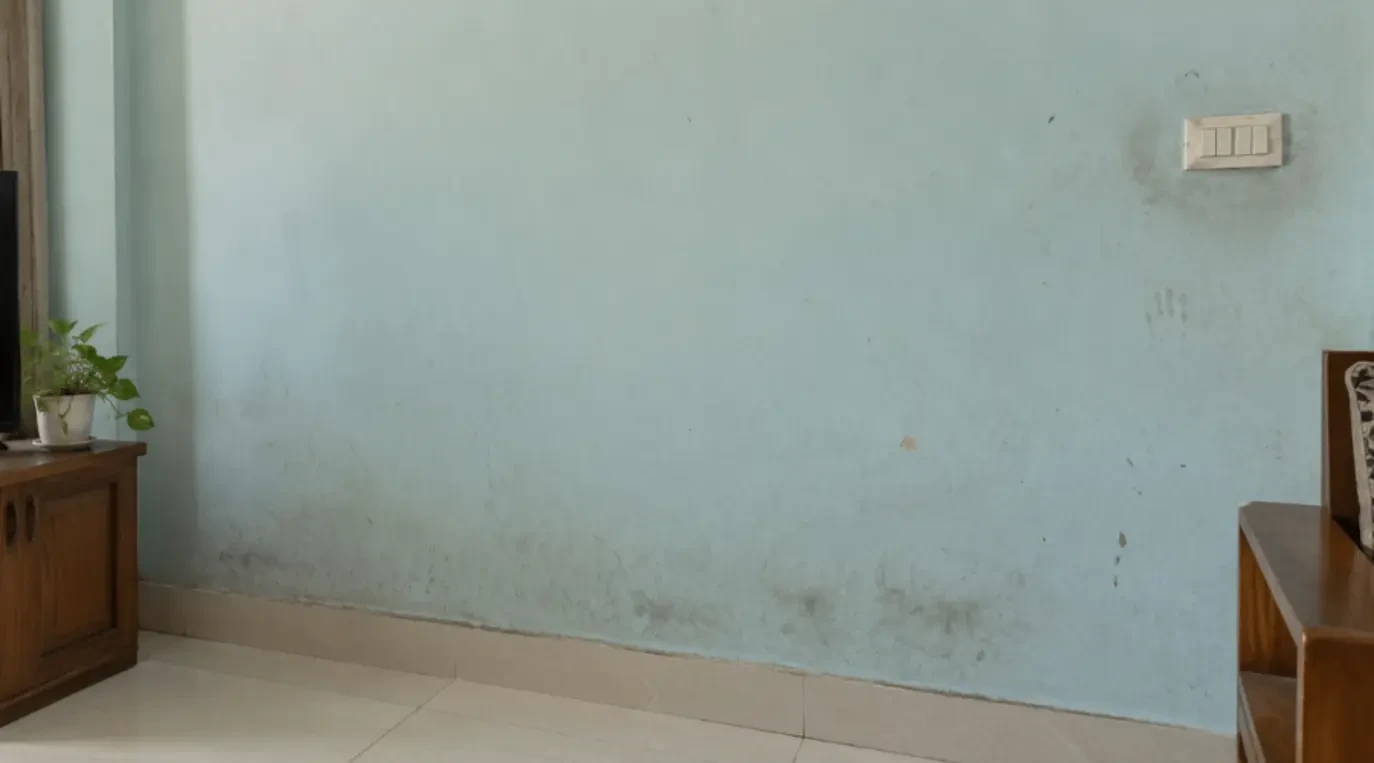 Bề mặt tường đã cũ