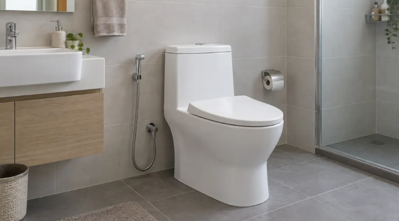Bồn cầu Inax trong nhà tắm