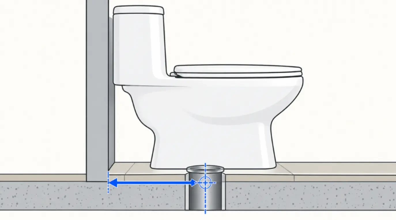 Thông số tâm xả và kiểu thoát nước