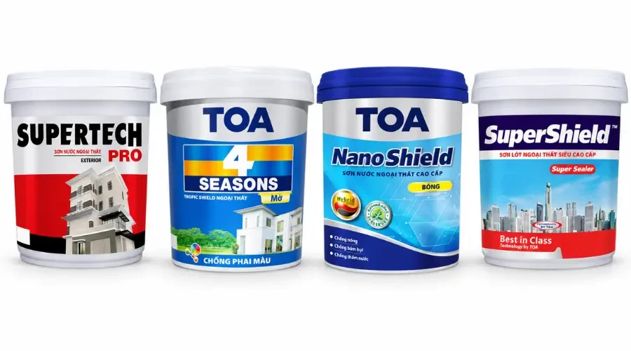 Các dòng sơn TOA ngoại thất