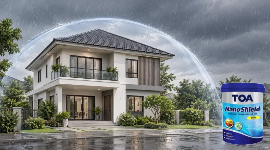 Sơn TOA ngoại thất Nanoshield