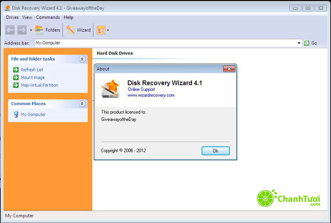 Bản Quyền Disk Recovery Wizard 4.1
