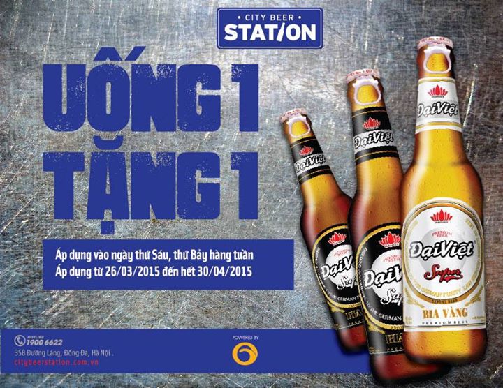 City-Beer-Station-khuyen-mai-thang-4.2015-uong-1-tang-1-bia-Dai-Viet