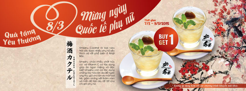 Sushi Hokkaido Sachi mua 1 tặng 1
