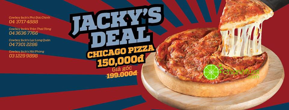 ha-noi-cowboy-jacks-khuyen-mai-jackys-deal-pizza-chicago-150k