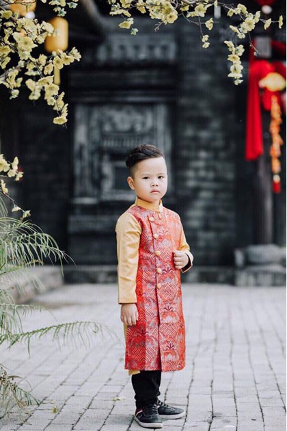 áo dài cách tân cho bé
