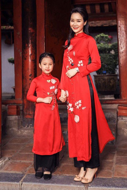 áo dài cách tân cho bé