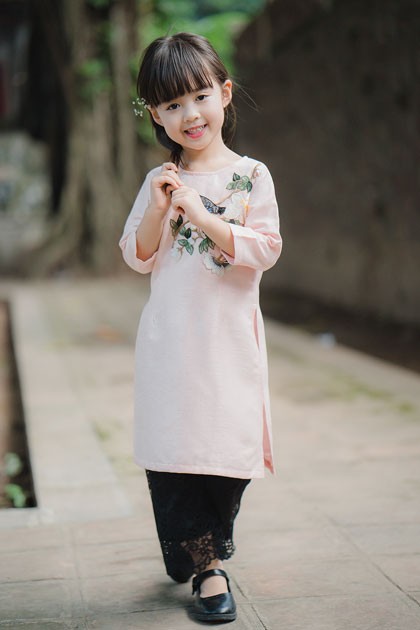 áo dài cách tân cho bé