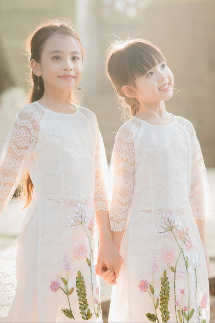áo dài cách tân cho bé
