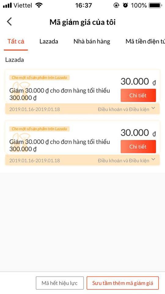 mã giảm giá Lazada