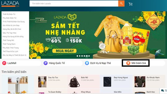 mã giảm giá Lazada