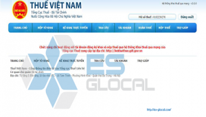 Chức năng chỉ hoạt động với tài khoản đăng ký khai và nộp thuế qua mạng