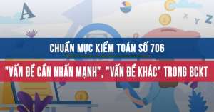 Chuẩn mực Kiểm toán số 706 về đoạn “ Vấn đề cần nhấn mạnh” và “Vấn đề khác” trong BCKT về BCTC