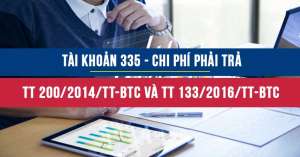 Tài khoản 335 theo Thông tư 200 và Thông tư 133