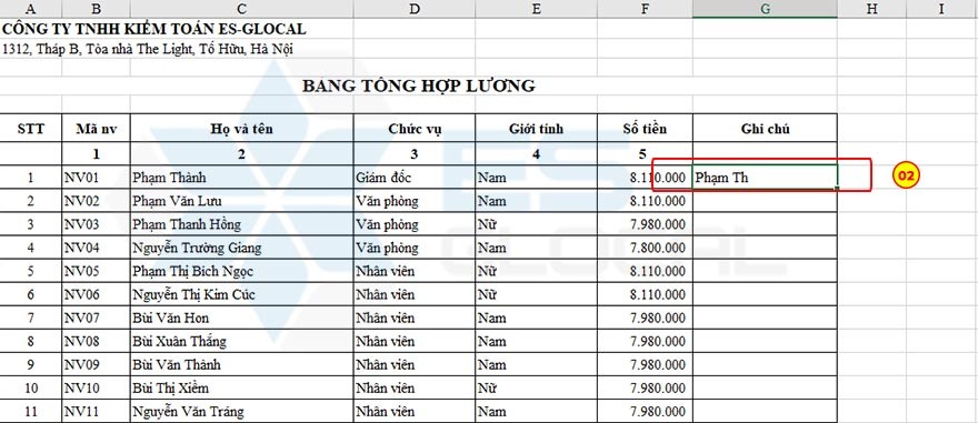 excel hàm left