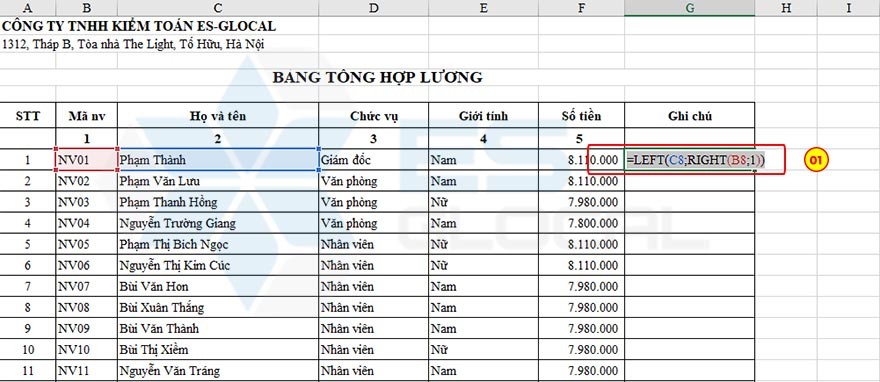 Hàm Left Trong Excel Là Gì? Cách Kết Hợp Hàm Left Và Right