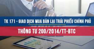 Tài khoản 171 theo Thông tư 200/2014/TT-BTC
